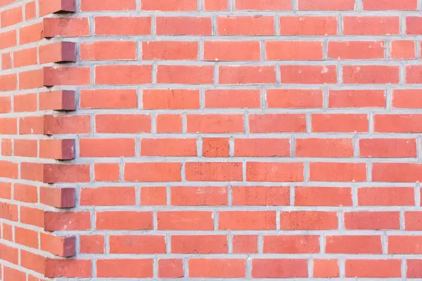 Brown Brick Wall Texture Background Pattern Narrow Brown Bricks — Photo