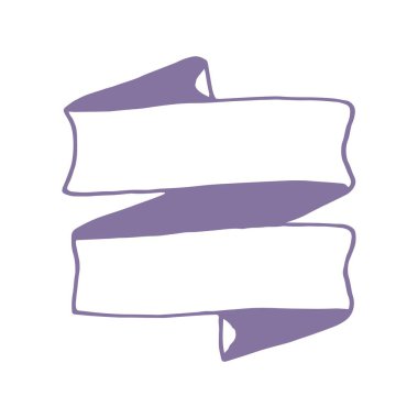 Beyaz arkaplanda el yapımı klasik pankart var. Vektör illüstrasyonu