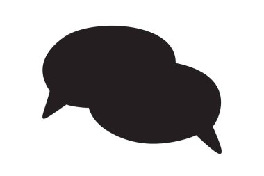 El çizimi konuşma balonu eli düz bir şekilde çizilmiş. Doodle metin eklemeye hazır. Çizgi roman, çocuk kitabı, mobil uygulama, bilgi grafikleri, poster ve el ilanları için grafik tasarımı tasarım stili ögesi. Vektör illüstrasyonu