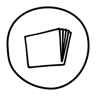 Defter ya da defter simgesi, kalemle elle çizilmiş. Bilgi ve eğitim sembolü grunge freehand stiliyle çizilmiş. Vektör illüstrasyonu beyaz arkaplanda izole edildi