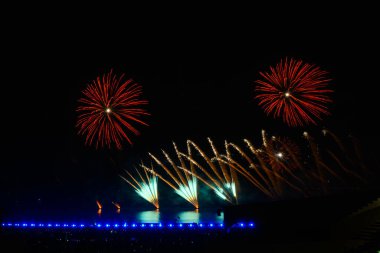 Doha, Katar - 12 Nisan 2024: Katara Kültür Köyü Kurban Bayramı.