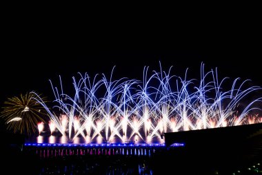Doha, Katar - 12 Nisan 2024: Katara Kültür Köyü Kurban Bayramı.