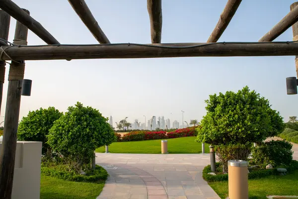 Batı Körfezi Katar, Doha 'da şehir manzarası
