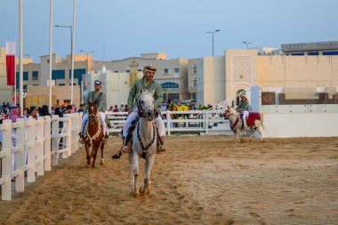 DOHA, Katar - 13 Aralık 2024: Katar Ulusal Günü 