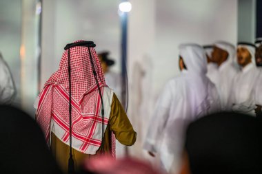 DOHA, Katar - 13 Aralık 2024: Katar Ulusal Günü 