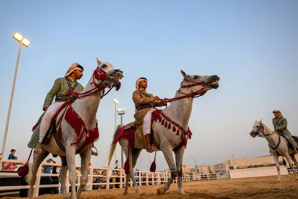 DOHA, Katar - 13 Aralık 2024: Katar Ulusal Günü 