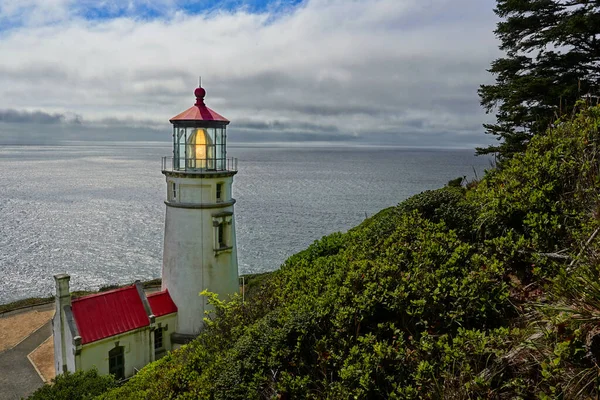 フィレンツェ近くのオレゴン海岸のヘッケータヘッド灯台 — ストック写真