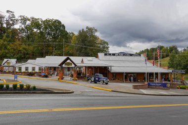 Bushs Beans Ziyaretçi Merkezi orijinal A.J. Bush Mağazası, 1897 'de kuruldu.