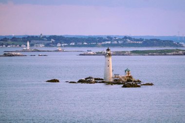 Boston Limanı 'ndaki Graves Deniz Feneri 1905' te inşa edildi.