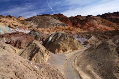 Kaliforniya 'daki Ölüm Vadisi Ulusal Parkı' nda Sanatçılar Paleti İzi
