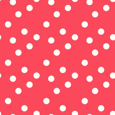 Vector eps geometric seamless polka dots pattern for textile, commercial goods, paper products,  scrapbooking, other decor uses and web digital realm.