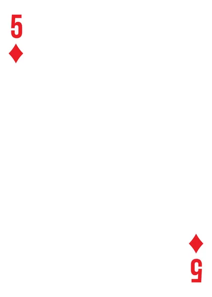 Benutzerdefinierte Spielkartenvorlage Für Jedes Design Eps Vektor — Stockvektor