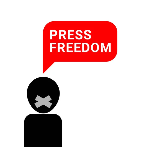 Design Pour Célébrer Journée Mondiale Liberté Presse Mai — Image vectorielle