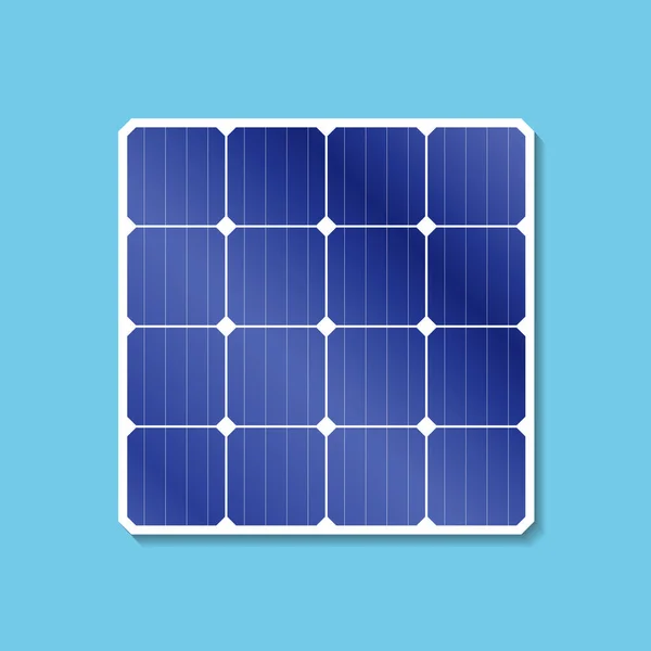 Design Solar Panel Energy Illustration Renewable Energy Resources — Stock Vector