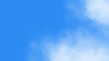 Gerçekçi Bulutlu gökyüzü animasyonu.