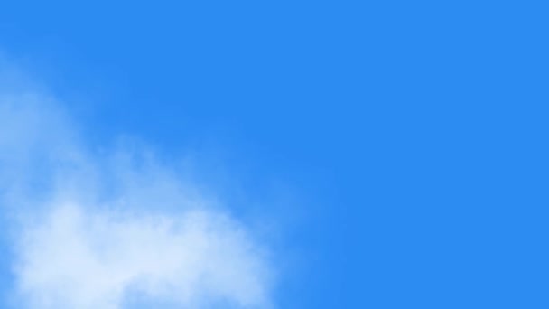 Animazione Realistica Del Cielo Nuvoloso Nuvole Animate Time Lapse Sfondo — Video Stock