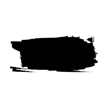 Vektör siyah boya, mürekkep fırça darbesi, fırça, çizgi veya doku. Kirli sanatsal tasarım öğesi, kutusu, çerçeve veya metin için arka plan.