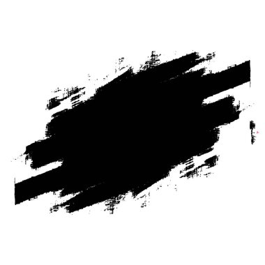 Vektör siyah boya, mürekkep fırça darbesi, fırça, çizgi veya doku. Kirli sanatsal tasarım öğesi, kutusu, çerçeve veya metin için arka plan.