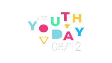 Gençlik Günü etkinliği için hareketli grafik tasarımı.