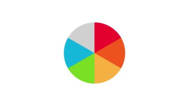 Dinamik bir hareket grafiği demografik ve segmentasyonu gösteriyor. Renkler griden kırmızıya, turuncuya ve mora doğru ilerlerken, her bir segmentte bireyleri temsil eden ikonlar.