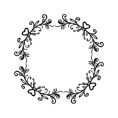 el çizimi çerçeveler ve klasik süslemeler vektör illüstrasyonuName