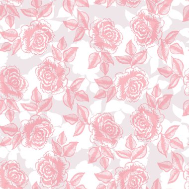 Tekstil için pürüzsüz desen, pastel renk arkaplanı