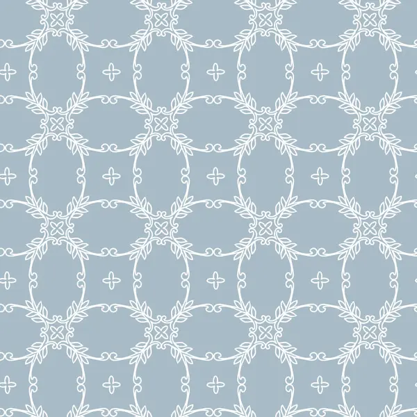 Azulejos Blått Och Vitt Sömlöst Mönster Protugal Stil För Ytdesign — Stock vektor