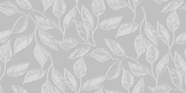 Çiçeksi yeşillik desenli, küçük çizgili sanat eserleri arka plan, tekstil ya da ambalaj kağıdı için mükemmel. Küçük siyah yapraklar içeren hassas, tekrarlayan bir desen..