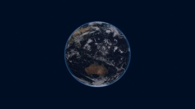 Parlak detayları ve ışık ışınlarıyla dolu bir toprak küresi. 3d illüstrasyon oluşturucu