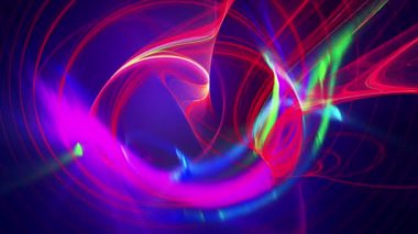 soyut nebula uzay ışığı neonu