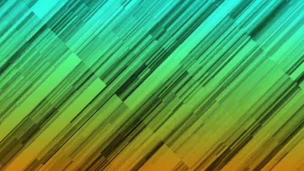 抽象的な色線の背景ループ — ストック動画