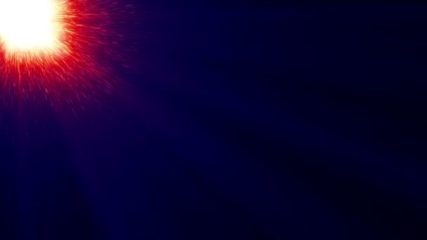 Explosão Estrelas Partículas Movimento Abstrato — Vídeo de Stock