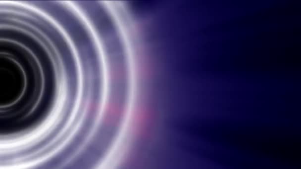 Abstrakcyjne Pierścienie Ray Światło Orb — Wideo stockowe