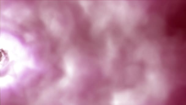 Túnel Nubes Fondo Textura Color Movimiento — Vídeo de stock