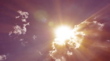 Gökyüzü ışığı ışık hızı 4K