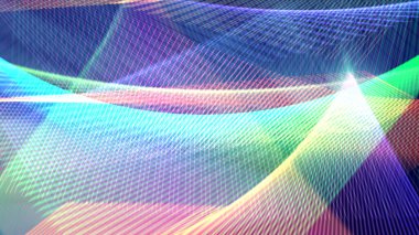 Fraktal gerçekliklerin perspektifleri soyut arkaplan illüstrasyonu