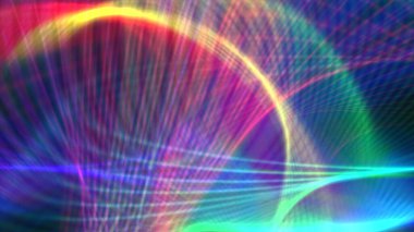 Fraktal gerçekliklerin perspektifleri soyut arkaplan illüstrasyonu