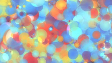 Benekler Bokeh Rengi Soyut Arkaplan, illüstrasyon oluşturucu