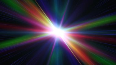 ışık efekti soyut yıldız patlaması lazer ışını çizimi