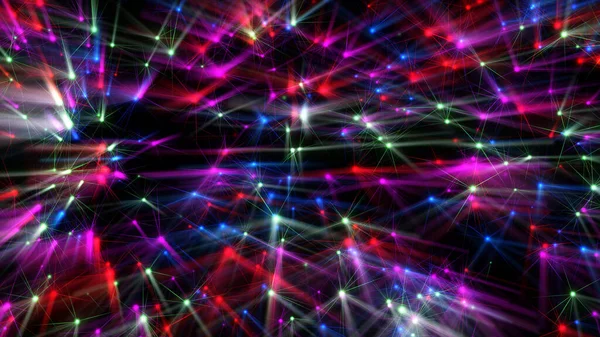 laser ray light neon rays illustration render