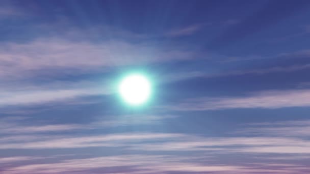 Gün Batımı Güneş Işınları Zaman Aşımı — Stok video