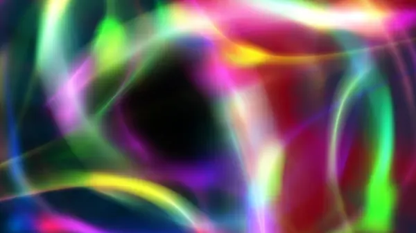 Background Neon Line Wave Rendering Illustration — Stock Photo, Image