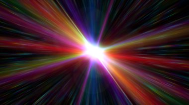 ışık efekti soyut yıldız patlaması lazer ışını çizimi