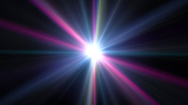 ışık efekti soyut yıldız patlaması lazer ışını çizimi