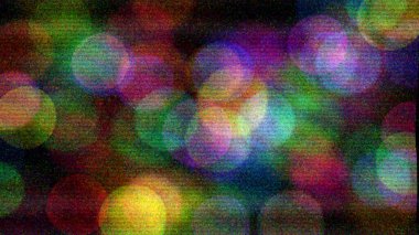 Bokeh soyut arkaplan çizimine sahip renkli daireler