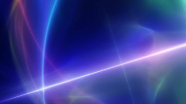 background neon line wave 3d rendering illustration