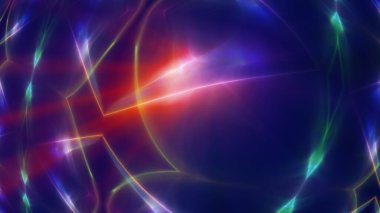 background neon line wave 3d rendering illustration