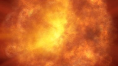 Uzayda ateş patlaması, soyut illüstrasyon