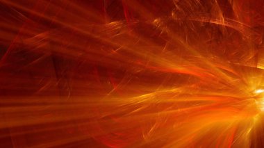 Fire Flame Ray light abstract illustration render