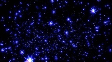 Yılbaşı kar yıldızları gece resimlerinde ışık saçıyor.